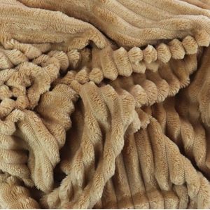 Fleece Plaid Beige 150x200 cm