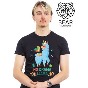 No drama llama | Funshirt | Grappig t-shirt | Maat XL