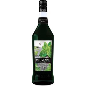 Munt limonadesiroop, de Franse muntsiroop ranja siroop menthe van Vedrenne - ook voor Sodastream / sodamaker