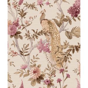 Klassiek - Bloemen Behang - Vliesbehang - Wandbekleding - Vintage - 0,53 x 10,05 M.