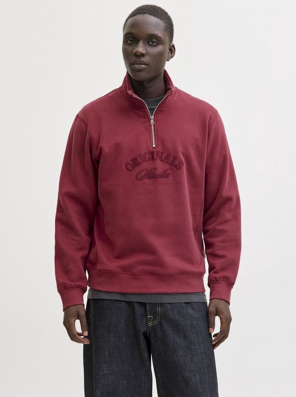 Jack & Jones Jorbleecker branding sweat high neck bf steen