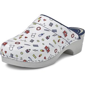 Bighorn 5030 - Klompen - Wit - Medische Clogs met Buigzame PU Loopzool