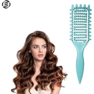 Equivera Curl Defining Brush - Krulborstel - Krul Borstel - Krul Kam - Borstel Voor Krullend Haar