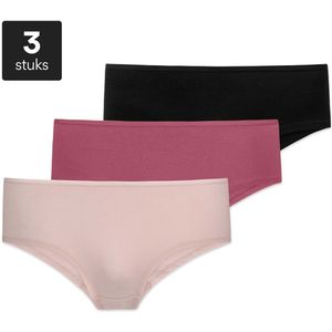 SNOCKS Dames Hipster Slip - 3-Pack Panties van Biokatoen - Comfortabel Ondergoed S-XL