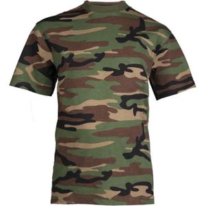 Mil-Tec - Kinder T-shirt - Groen Camo - Katoen