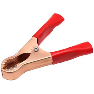Accuklemmen 80mm - 50A - Koper - Rood