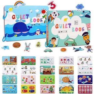 Busy Board Book Set- Stickerboek voor Peuter- Montessori Activiteitenboek Jongens en Meisjes 2 3 4 jaar- Doeboek 3 jaar- Motoriek Speelgoed voor Kinderen 4,5 jaar- Speelgoed voor in de Auto