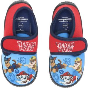 Paw Patrol - Pantoffels met sterke rubberen zolen - Rood - Blauw - Kinderen