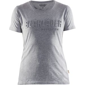 Blaklader Dames t-shirt 3D 3431-1043 - Grijs Mêlee - XL
