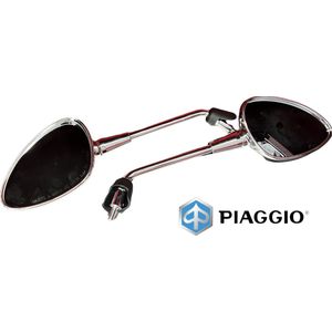 Piaggio Vespa Sprint spiegelset chrome origineel links + rechts