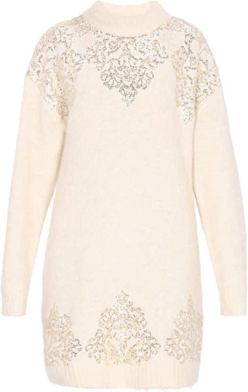 usha BLACK LABEL Gebreide jurk  crème