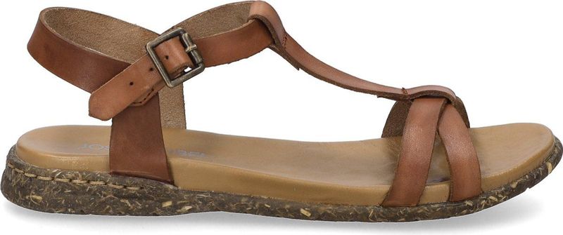 Josef Seibel - Fabricia 01 - Sandalen - Cognac - Rundleer