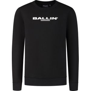 Ballin Amsterdam - Jongens Regular fit Sweaters Crewneck LS - Black - Maat 6