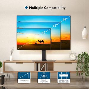 Universele tv-muurbeugel - Robuuste en veilige constructive / televisiebeugel ,42–86inch