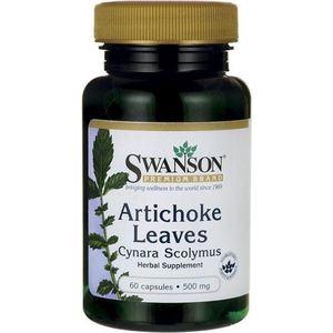 Swanson - Artichoke Leaves - Kruiden Supplement - 500 mg - 60 Capsules