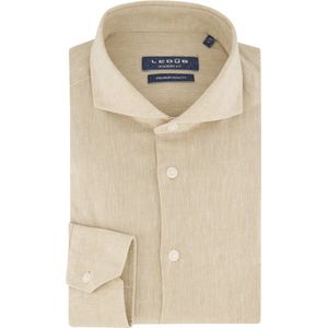 Ledub business overhemd beige
