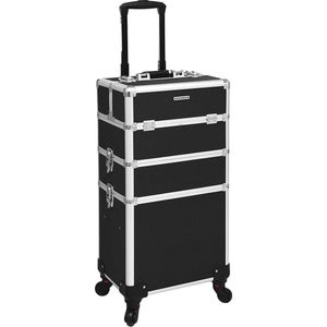 Nancy's XXL Pro Make Up Koffer - Cosmetica Trolley - Make-up Organizer Op Wielen