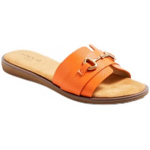 Sandalen in muiltjesstijl met metalen details