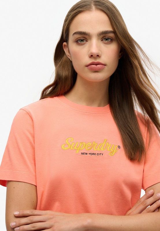 Superdry - Country Club ruimvallend T-shirt - Dames - T-shirts