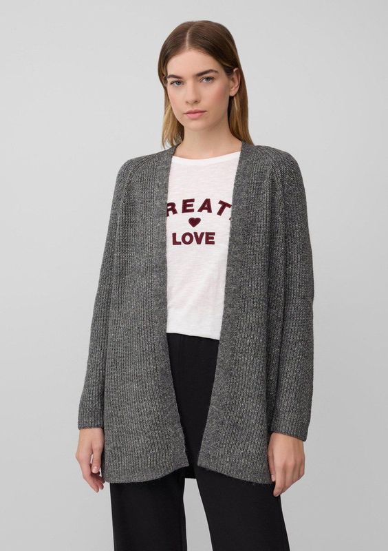 Vest - Katoen-Wolmix - Casual Relaxte Pasvorm - Knus