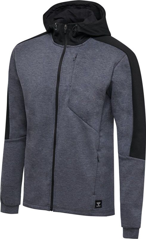 hummel - TROPPER - Sweater - Zwart - 80% Polyester, 15% Viscose, 5% Elastaan