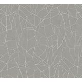 A.S. Création - French Affair - Vliesbehang - Grijs Wit