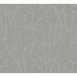 A.S. Création - French Affair - Vliesbehang - Grijs Wit