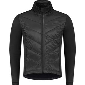 Rogelli Wadded II Winter Fietsjack Heren - Wielrenjack - Winddicht - Zwart - Maat XXL