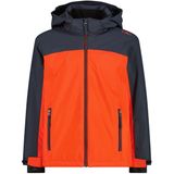 CMP Boys Jacket Snaps Hood Twill Ski-jas (Kinderen |rood |waterdicht)
