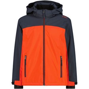 CMP Boys Jacket Snaps Hood Twill Ski-jas (Kinderen |rood |waterdicht)