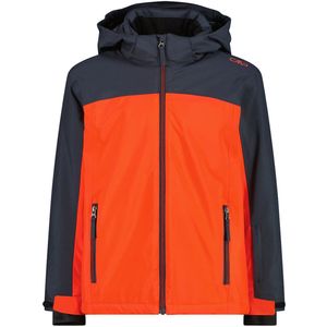 CMP Boys Jacket Snaps Hood Twill Ski-jas (Kinderen |rood |waterdicht)