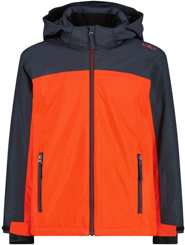 CMP Boys Jacket Snaps Hood Twill Ski-jas (Kinderen |rood |waterdicht)