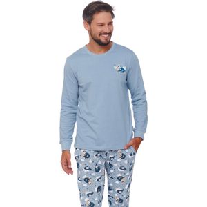 Doctor Nap Heren Pyjama Lange Mouw Lange Broek Winter Kerst Matching Gezin Familie Cozy Dreams Flow PMB.4511 M