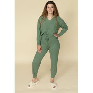 Huispak Dames Emma - Groen - Maat S/M - Lounge We Are