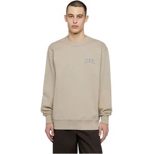 Dickies Aitkin Chest Sweatshirt Beige XL Man,Vrouw