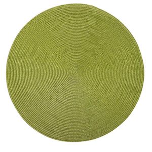 Westmark Set van 4 placemats, Ø 38 cm, polypropyleen, groen, Saleen-collectie: Circle