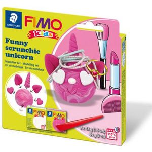 FIMO kids boetseerklei funny kits set funny scrunchie unicorn