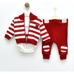 Baby Jongens 3 pce Kledingset - Maat 62 - babykleertje - babykleding