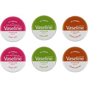 Vaseline Lip Therapy 2x  3 delig , Rosy Lips, Aloë Vera, Cacao