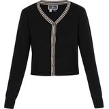 DreiMaster - Maritime Collectie - Vest - Cropped - Puntige Halslijn