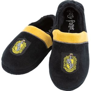 FUNIDELIA Huffelpuf Pantoffels voor kinderen - Harry Potter - Maat: 28 - 30 - Zwart / Geel