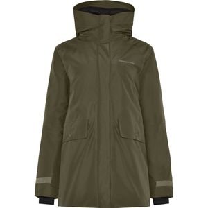 Didriksons Womens Tuva Parka Winterjack (Dames |olijfgroen |waterdicht)