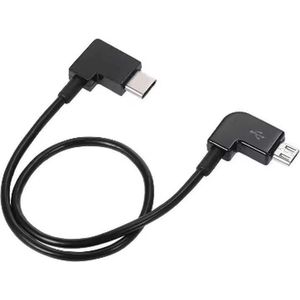 Micro Usb naar Micro Usb - Snelle Data Transfer - Geschikt voor de android - Zwart