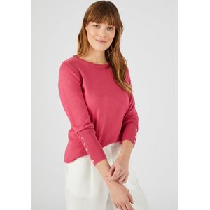 Damart - Trui fijn gebreid - Dames - Roze - M