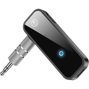 Bluetooth Audio Ontvanger voor Muziek Streaming - Draadloze Adapter voor 3.5mm AUX RCA Kabel, Smartphones, Tablets en Luidsprekers