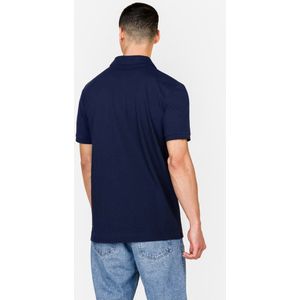 A-dam Sexy Banana - Polo Shirt - Heren - Volwassenen - Vegan - Korte Mouwen - Polo's - Katoen - Blauw - M