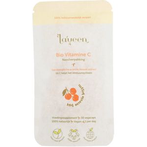 Laveen Vitamine C Bio Acerola Navulverpakking - Biologisch - Vitamine C Capsules - Vegan - 100% natuurlijk