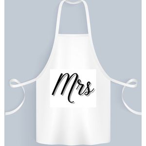 Akyol - mrs Keukenschort - Mister or miss - mevrouw - verjaardagscadeau - cadeau voor vrouwen - kado - 82 bij 71 cm