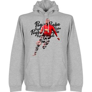 Pogba Script Hoodie - Grijs - Kinderen - 92/98