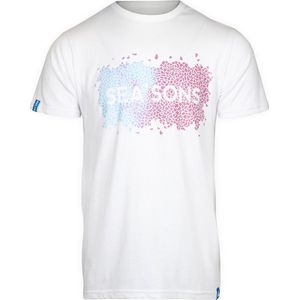 Sea'sons - True color t-shirt - Cherry-Blue - Maat S